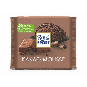 RITTER SPORT MILK CHOCOLATE WITH COCOA MOUSSE 3.5 OZ BAR